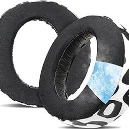 SOULWIT Cooling Gel Earpads Replacement for Sony PlayStation 5 Pulse PS5 3D Wireless Headset, Ear Pads Cushions with Noise Isolation Foam - Snow Leopard-picture-15