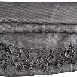Kkrish Women Neck Scarf Plain Soft Stole With Fringe's, Hijab Wrap-picture-27