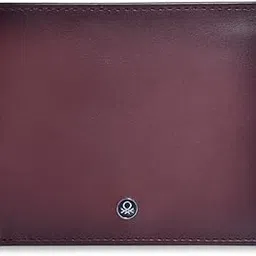 united colors of benetton Men's Leather Wallet Sligo - Wine | Passcase Wallet with RFID Protection, Multiple Card Slots | Coin Pocket | Bi-Fold Purse for Men | Ideal for Gifting-picture-48