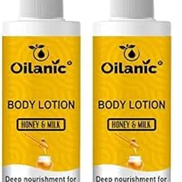 Oilanic Honey & Milk Body Lotion for Deep Moisturizing and Nourished Skin | Enriched with Natural Honey & Milk Extracts | Non-Greasy Hydration for Soft, Smooth Skin | 200ml Pack of 2-picture-50