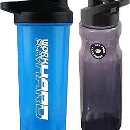 Cool Indian Amazing Quality Combo Gym Shaker & Sipper Bottle for Gym & Fitness KitI Gym Shaker I Shaker Bottle for Protein Shake I Gym Bottle I Sipper Bottle for Boys and Girls (Blue)-picture-20