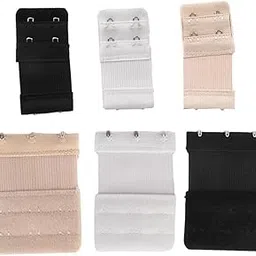 VELURA 6pcs Elastic Bra Extender Comfort Strap Extension Mixed Color Hook|Pack of 300 Sets (1 set includes 2 caps, 1 stud and 1 socket)|Bras & Bra Sets| Womens Clothing-image-73