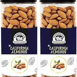 WONDERLAND FOODS (DEVICE) California PC Hand Picked 1Kg (500g X 2) Jar Pack | Badam Giri | Nutritious & Delicious High in Fiber & Boost Immunity | Real Nuts | Gluten Free-picture-29