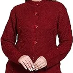 grand line Women Winter Wear Warm Full Sleeve Knitted Cardigan/Sweaters Hair Yarn Cardigan-picture-46
