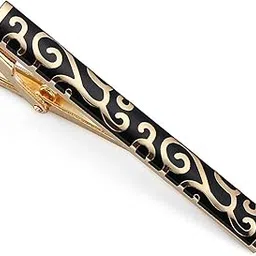 peora Black Two Tone Tie Pin Stylish Accessories for Men & Boys Wedding Business Gift-picture-16