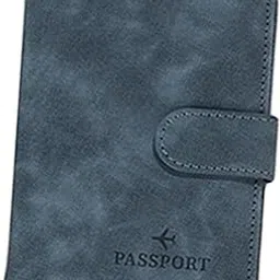 loom tree Passport Cover Holder Travel Passport Case for Woman and Man Travel Business Dark Blue-picture-17