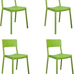 Cello Eskimo Cafeteria Set of 4 Chairs (Green)-picture-39