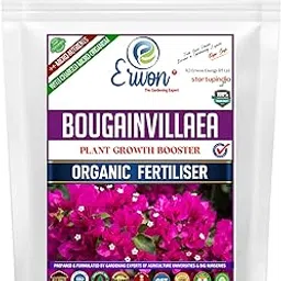 Erwon Bougainvillea Plant Growth Booster Powder, Premium Essential Powerful Organic Fertilizer For Overall Growth Of Bougainvillea Plants, With Charged Micro-Organism And ++ Micronutrients (400 Gm) image 1