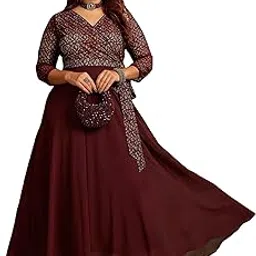 miss chase a+ Women's V-Neck Sleeveless Embellished Wrap Maxi Dress-picture-30