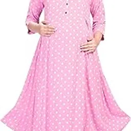 mamma's maternity Women's Short Maternity/Feeding/Nursing Dress-picture-39