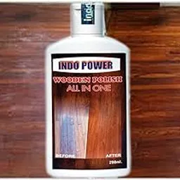INDO POWER® J222-Wooden polish All In One 200ml.-image-1