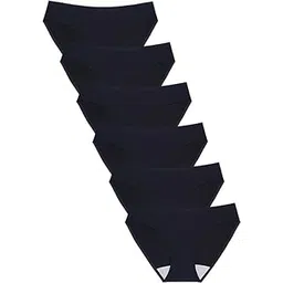 louryn koulyn Seamless Underwear Invisible Bikini No Show Nylon Spandex Women Panties (Pack of 6) (Color May Very)-picture-50