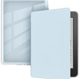 YASHIDUN® Acrylic Protective Leather Case Suitable for Kindle Paperwhite and Oasis Lightweight E-Reader Cover | kpw123/958 - Light Blue-picture-12