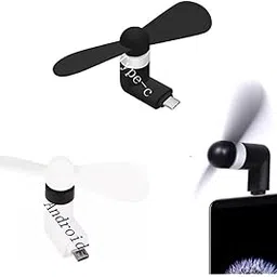 TOXXON Mini Fan, 2-Blade, High Speed, USB, Portable, Multi-colour with Black-picture-12