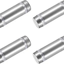 METALLIXITY Double Head Standoff Screws (12x37mm) 4pcs, Stainless Steel Advertising Screws Glass Acrylic Nail - for Glass Acrylic Display Bracket-picture-18