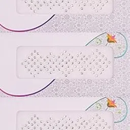 Vama Fashions Silver Diamond Kundan White Stone Bindis kumkum Sticker Stick bindiya Tiki Set for Ladies Fashion (Pack of 3 Sheets Medium Size 3 mm) image 1