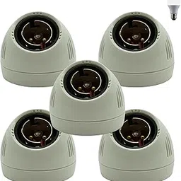 GM Angle Holder (Pack of 5) for Bulbs, Night Lamps, Inverter Bulbs Durable Electrical Lamp Base for Home & Office-picture-31