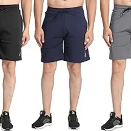 owerria fit 4 Way Lycra Shorts Half Pants for Men Combo Pack 3-picture-13