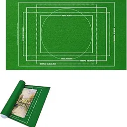 Puzzle Mat, Puzzle Mats for Floor, Floor Puzzle Mat, Green Felt Storage Mat for Jigsaw Puzzles, Durable and Portable Puzzle Accessory(Green)-picture-17