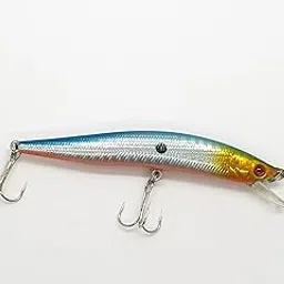 Fishing Lures Saltwater Plastic Hard Bait Artificial Baits, Fishing Spoon Double Hook | Fishing Lure Hard Bite for Fishing | Pack of 1-picture-52