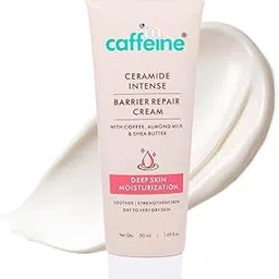mCaffeine Ceramide Intense Barrier Repair Cream | 72Hrs Deep Skin Moisturization | Repairs & Strengthens Skin | Soothing & Creamy Moisturizer For Dry to Very Dry Skin | For Men & Women - 50ml-picture-14