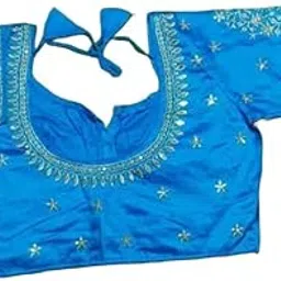 Women’s Embroidered Blouse Designer Readymade Saree Blouse for Wedding & Party-picture-29