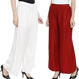 thrifty thread we promise comfort Women's Premium Regular Fit Rayon Palazzo Free Size Upto 5XL-picture-34