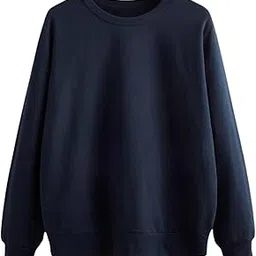 hardikkbhai febrics Unisex Solid Sweatshirt – Trendy and Comfortable Casual Wear with Unique Designs for Men and Women (HF-PLAINtshirtM-Parent)-picture-53