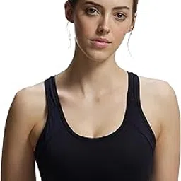 jockey 1380 Women Super Combed Cotton Active Bra | Wirefree | Padded | Racer Back Styling | Fabric (Prints May Vary)-picture-50
