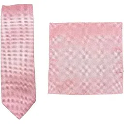 the tie hub Multi-Design Microfiber Necktie with Pocket Square Combo Set For Men-picture-38