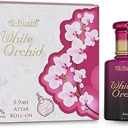 Al-Nuaim Ameer Series |White Orchid |Alcohol Free |Attar Roll On |Luxury Scent with Long Lasting Fragrance For Men & Women |9.9ml image 1