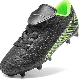 DREAM PAIRS Boys Girls Soccer Football Cleats Shoes Black Neon Green Size 13 Little Kid Mega-2k-image-95