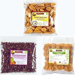 ikkiyam Combo of Curd Dip Sun Dry Chilly MorMilagai Vathal, Sun Dried Black Nightshade | Manathakkali Vathal | Solanum Nigrum & Pirandai Vathal | Nalleru, Hadjod, Veldt Grape sun dried crisps | Delicious Meals snacks | 300 grams-picture-31