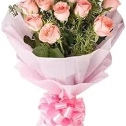 IFG's Beautiful Bouquet of Pink Roses, 8 pcs Fresh Flowers - Same Day Delivery-picture-16