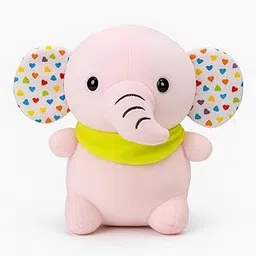 URs Collection Pink Elephant Soft Toy – for Kids | Cute Plush Toy | Birthday Gift for Girls & Boys | 18 CM Tall Specially Made for 6 Months to 5 Years Old Children-picture-36