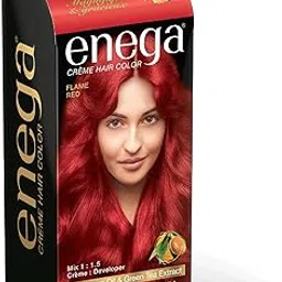 enega Creme Hair Color Flame Red (100ml) With Argan Oil & Green Tea Extract - Pack of 1-picture-20