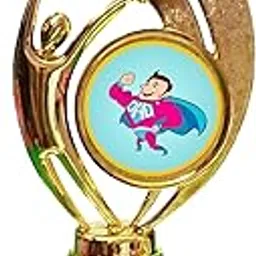 Gifts Bucket Dad You are My Hero Trophy Award | Birthday from Daughter & Son | Appreciation Trophy for Dad-image-67