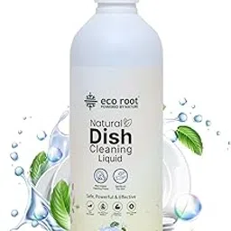 ECOROOT Natural Dish Cleaning Liquid Plant-Based Ingredients for Dishwashing Liquid, Baby Safe, Skin Safe, Pet Safe, Eco-Friendly, Non-Toxic, Utensil Cleaner Liquid (500 ml (Pack of 1))-picture-25