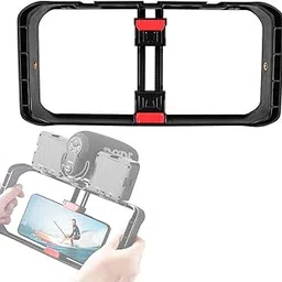 ZORBES® Phone Stablizer Attachment Rig for Fill Light Phone Stablizer Attachment for Tripod Mount Universal Mount Bracet with Cold Shoe Adapter for Mics, Lights, Compatible with 4.5-6.7'' Phone-picture-65