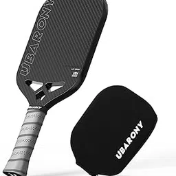 Pickleball Paddles, Carbon Fiber Pickleball Paddle with Aero Throat & Textured Grit Surface, Enhance Pickleball Paddle for Power and Control, Thermoformed Pickle Ball Racket with 19MM Honeycomb Core-image-94