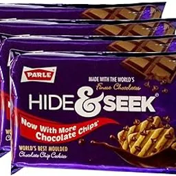 Spencer's Combo - Parle Hide and Seek - Chocolate Chip Cookies, 200g (Pack of 4) Promo Pack-picture-22