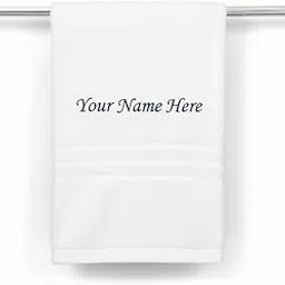 Personalized 100% Cotton Bath Towel with Your Name - Soft, Absorbent, and Stylish for Your Everyday Routine. Perfect for Everyday-picture-24
