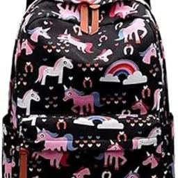 nishi Medium Kids Backpack Waterproof Backpack, Girls & Women Stylish Trendy College, School & Casual Daypacks Bags (PREPPY UNICORN)-picture-29