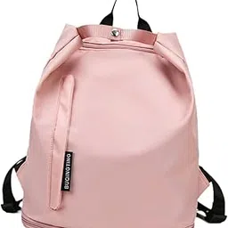 bnf BNF® Beach Backpack Exercising Hiking with Shoes Compartment Workout Swim Gym Bag Pink-Sporting Goods-Fitness, Running & Yoga-Gym Bags-1 Gym Backpack-picture-47