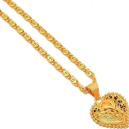 JewarHaat Gold Plated Locket/Pendant with Link Chain Daily use for Men, Women & Girls, Boys-picture-50