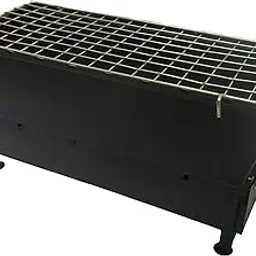 Fabrilla Rectangle Barbeque Set with Stainless Steel Grill and 8 Skewers-picture-10