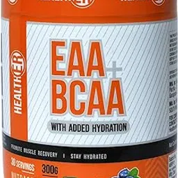 HealthER EAA BCAA Supplement with Electrolytes - 8500mg EAA & 6000mg BCAA | Amino Acid Powder for Intra/Post Workout Muscle Recovery with added Hydration - 300g (30 Servings) (Blueberry)-picture-32