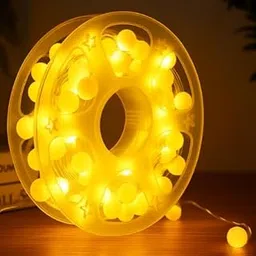 Vespa 160 LED Ball String Fairy Lights, 40 Meter Goti Decorative Lighting for Diwali, Christmas, Wedding, Parties, Indoor & Outdoor Décor, Plug-in Warm White Decoration Lights (Pack of 1)-picture-26