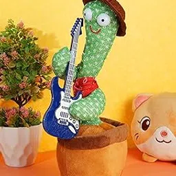 Chocozone Dancing Cactus Plush Toy with Colorful Lights,Sing 120pcs Songs,Recording,Repeats What You say, Toys for Boys Toys for Girls-picture-11