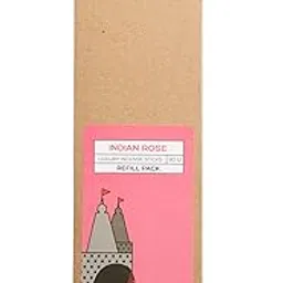 PHOOL LUXURY INCENSE Indian Rose Incense Sticks|Special Navratri&Gudi Padwa Pack|Pack Of 80 Agarbatti|Sulphur&Charcoal Free|100% Organic(200 Gms)|Refill Pack|Fragrance-Indian Rose image 1